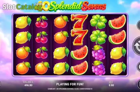 Скрин2. 40 Splendid Sevens слот