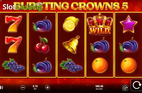 Скрин2. Bursting Crowns 5 слот