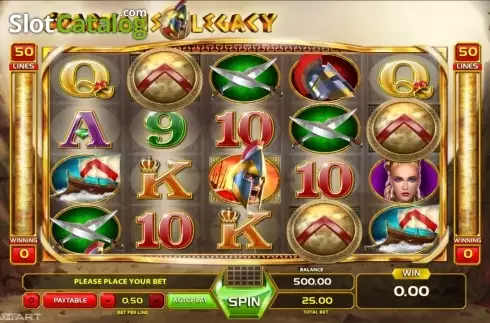 Скрин5. Spartans Legacy слот