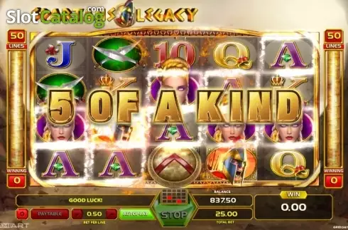 Скрин9. Spartans Legacy слот