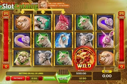 Скрин2. Chinese Zodiac (GameArt) слот