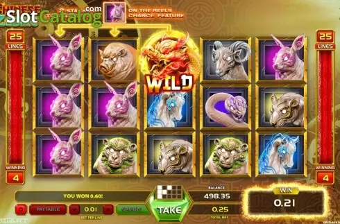 Скрин4. Chinese Zodiac (GameArt) слот