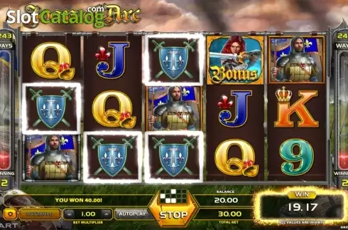 Скрин6. Joan of Arc (GameArt) слот