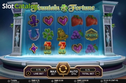 Скрин4. Fountain of Fortune (GamePlay) слот