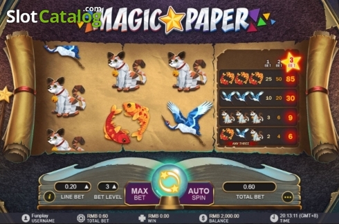 Скрин2. Magic Paper слот