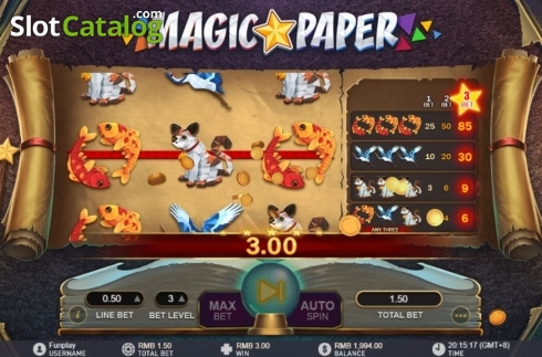 Скрин4. Magic Paper слот