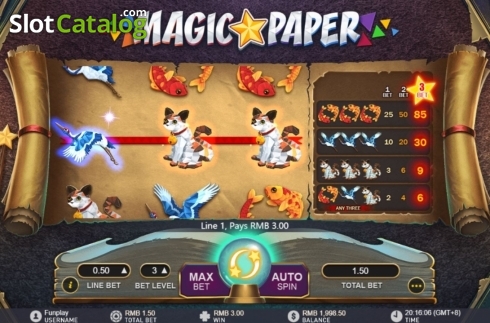 Скрин5. Magic Paper слот