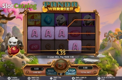 Скрин5. Panda Warrior (GamePlay) слот