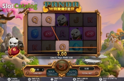 Скрин3. Panda Warrior (GamePlay) слот