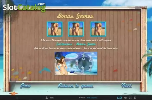 Скрин8. Bikini Beach (GamePlay) слот