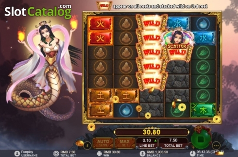 Скрин5. Nuwa And The Five Elements слот