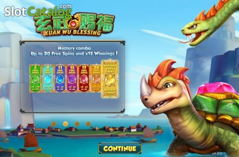 Скрин3. Xuan Wu Blessing слот
