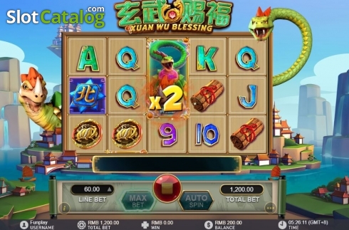 Скрин8. Xuan Wu Blessing слот