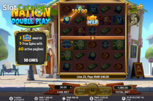 Скрин4. Nation Double Play слот