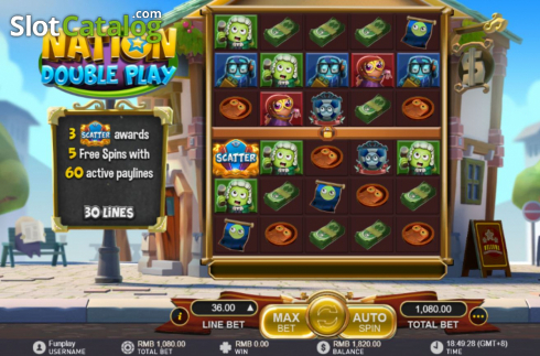 Скрин3. Nation Double Play слот