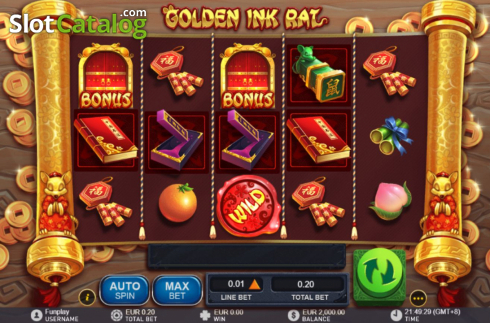 Скрин3. Golden Ink Rat слот