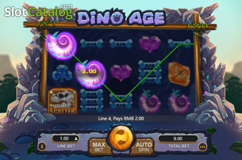 Скрин4. Dino Age слот