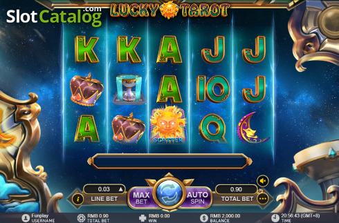 Скрин2. Lucky Tarot слот