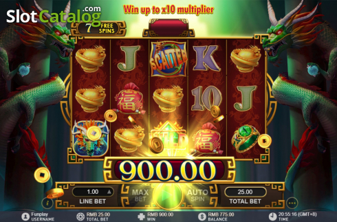 Скрин4. Fortune Dragon (GamePlay) слот