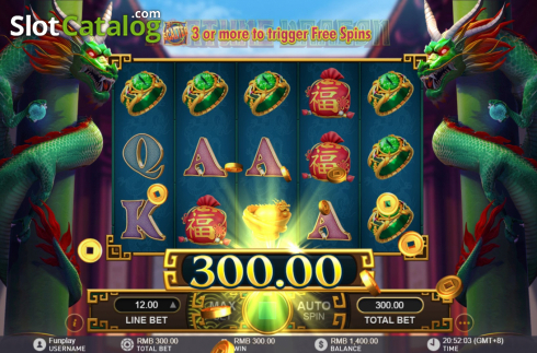 Скрин7. Fortune Dragon (GamePlay) слот