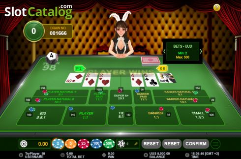 Скрин3. Super 98 Baccarat слот
