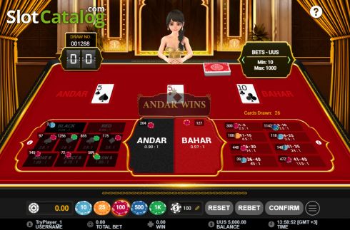 Скрин4. Andar Bahar (GamePlay) слот
