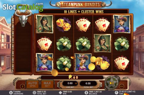 Скрин3. Steampunk Bandits слот