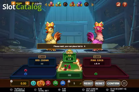 Скрин4. Rooster Fight слот