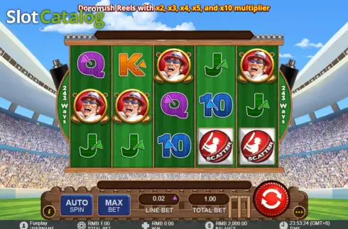 Скрин2. Cricket Golden Wicket слот