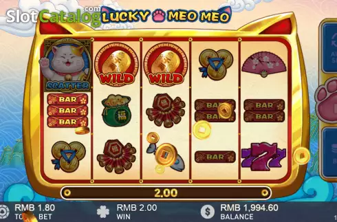 Скрин4. Lucky Meo Meo слот