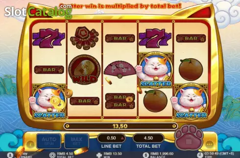 Скрин6. Lucky Meo Meo слот