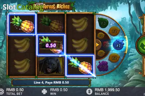 Скрин3. Rainforest Riches слот
