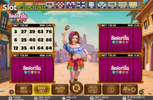 Скрин2. Senorita Bingo слот