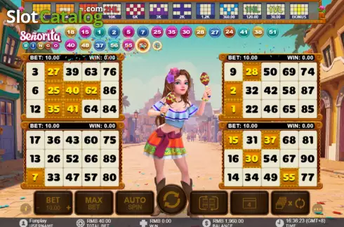 Скрин3. Senorita Bingo слот