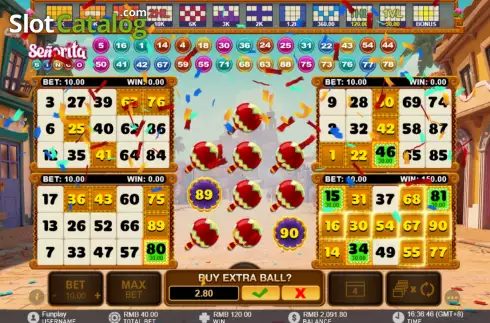 Скрин5. Senorita Bingo слот