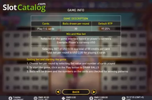 Скрин7. Senorita Bingo слот