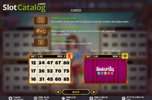 Скрин9. Senorita Bingo слот