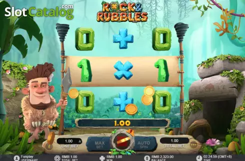 Скрин3. Rock and Rubbles слот