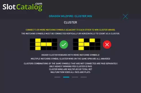Скрин7. Dragon Wildfire: Cluster Win слот