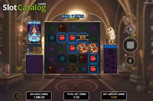Скрин4. Magic Tower: Cluster Win слот