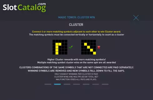 Скрин6. Magic Tower: Cluster Win слот