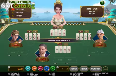 Скрин4. Domino QQ: Virtual Dealer слот