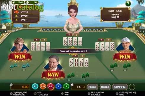 Скрин5. Domino QQ: Virtual Dealer слот