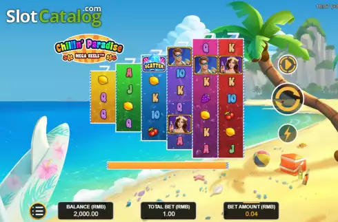 Скрин2. Chillin Paradise Mega Reels слот