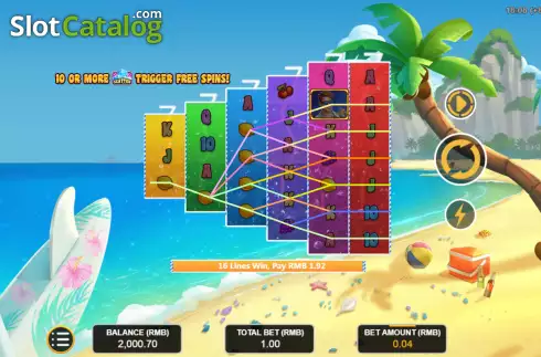 Скрин3. Chillin Paradise Mega Reels слот