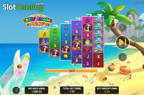Скрин4. Chillin Paradise Mega Reels слот