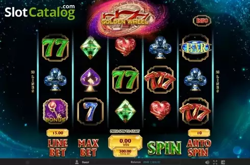 Скрин2. 777 Golden Wheel слот