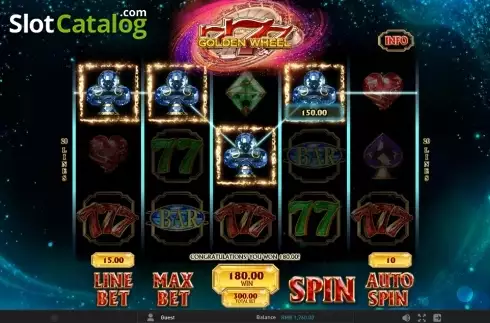 Скрин5. 777 Golden Wheel слот