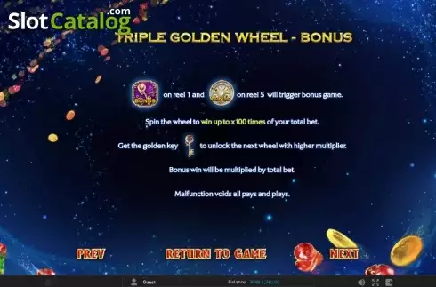 Скрин8. 777 Golden Wheel слот