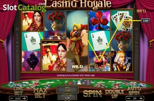 Скрин3. Casino Royale (GamePlay) слот